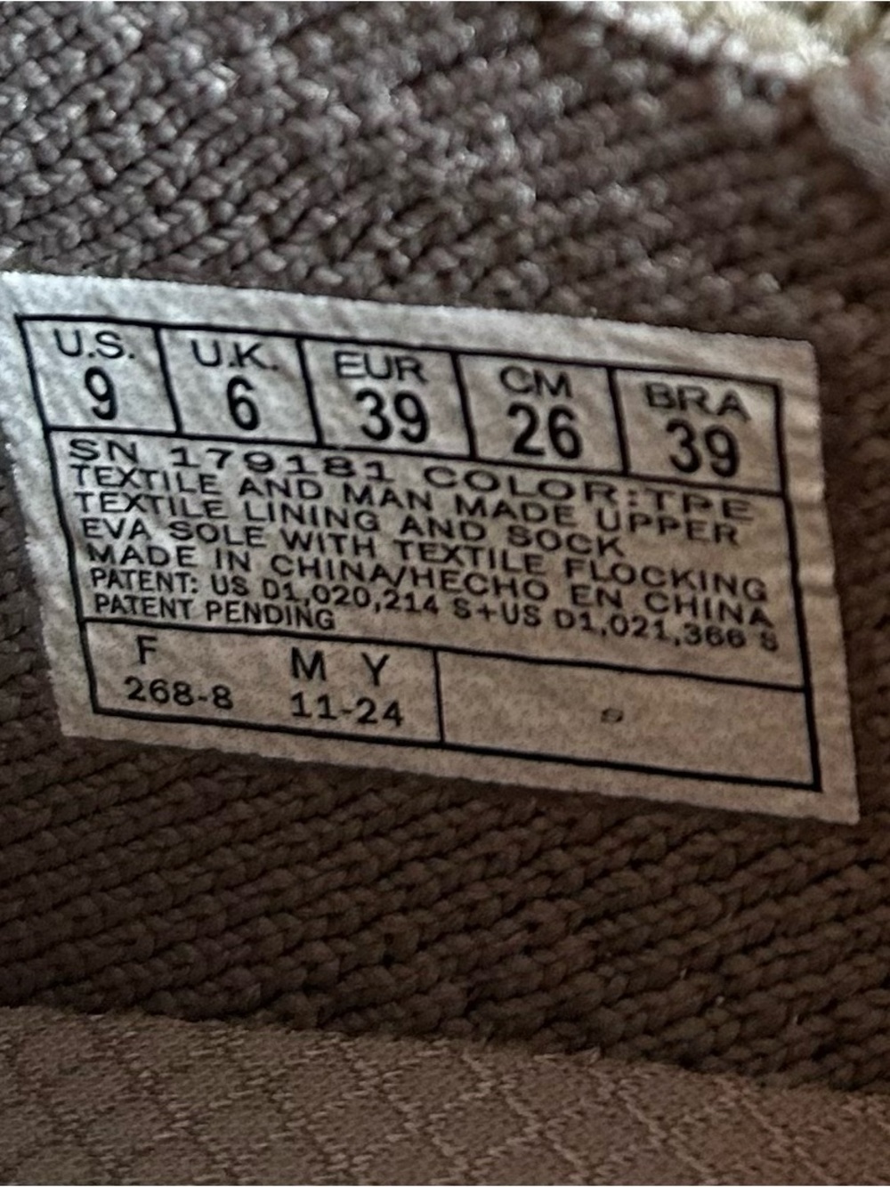Skechers Virtue Flawless Hands Free Taupe stretch knit sneakers women's size 9 - Picture 7 of 10